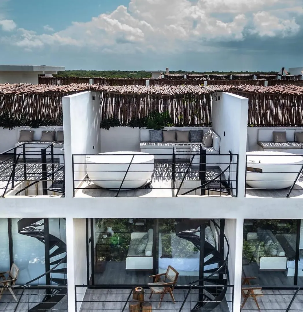 Pent House De Lujo Con Roof Top Privado Rodeado De Naturaleza تولوم شقة